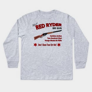 Red Ryder BB Gun Kids Long Sleeve T-Shirt